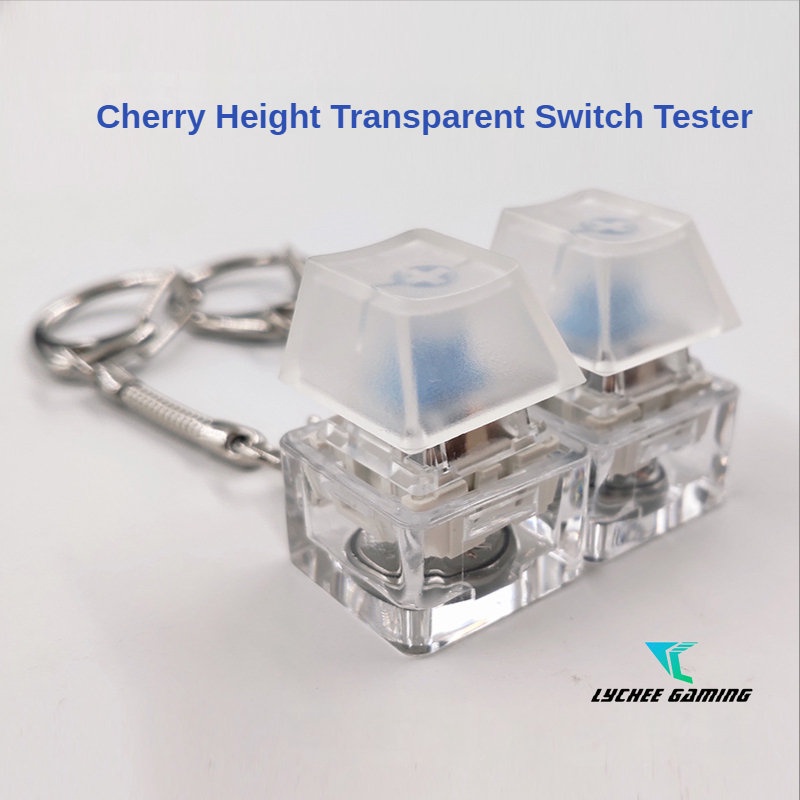 Switch tester mechanical keyboard with portable keychain button battery ...