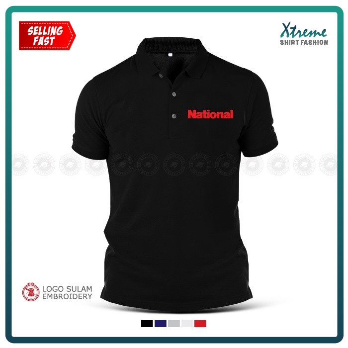 Polo T Shirt Sulam National Aircond Inverter Home Kitchen Electrical ...