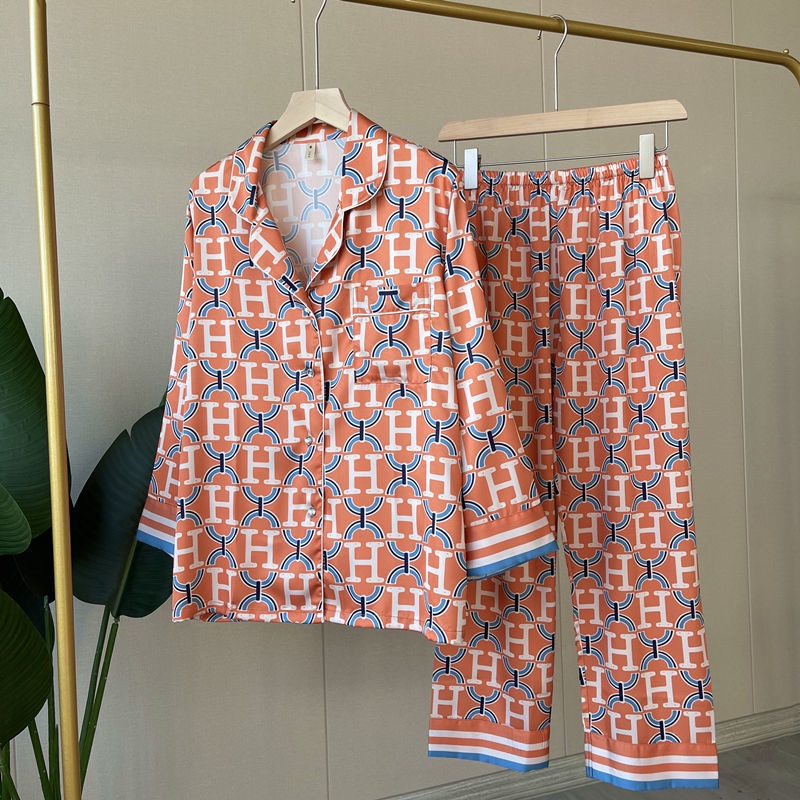 Ice Silk Pajamas Two-Piece Set