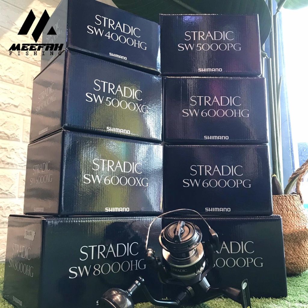 Shimano 20 Stradic SW Series 🔥1 YEAR WARRANTY + FREE GIFT🔥 - Spinning  Fishing Reel Mesin Pancing