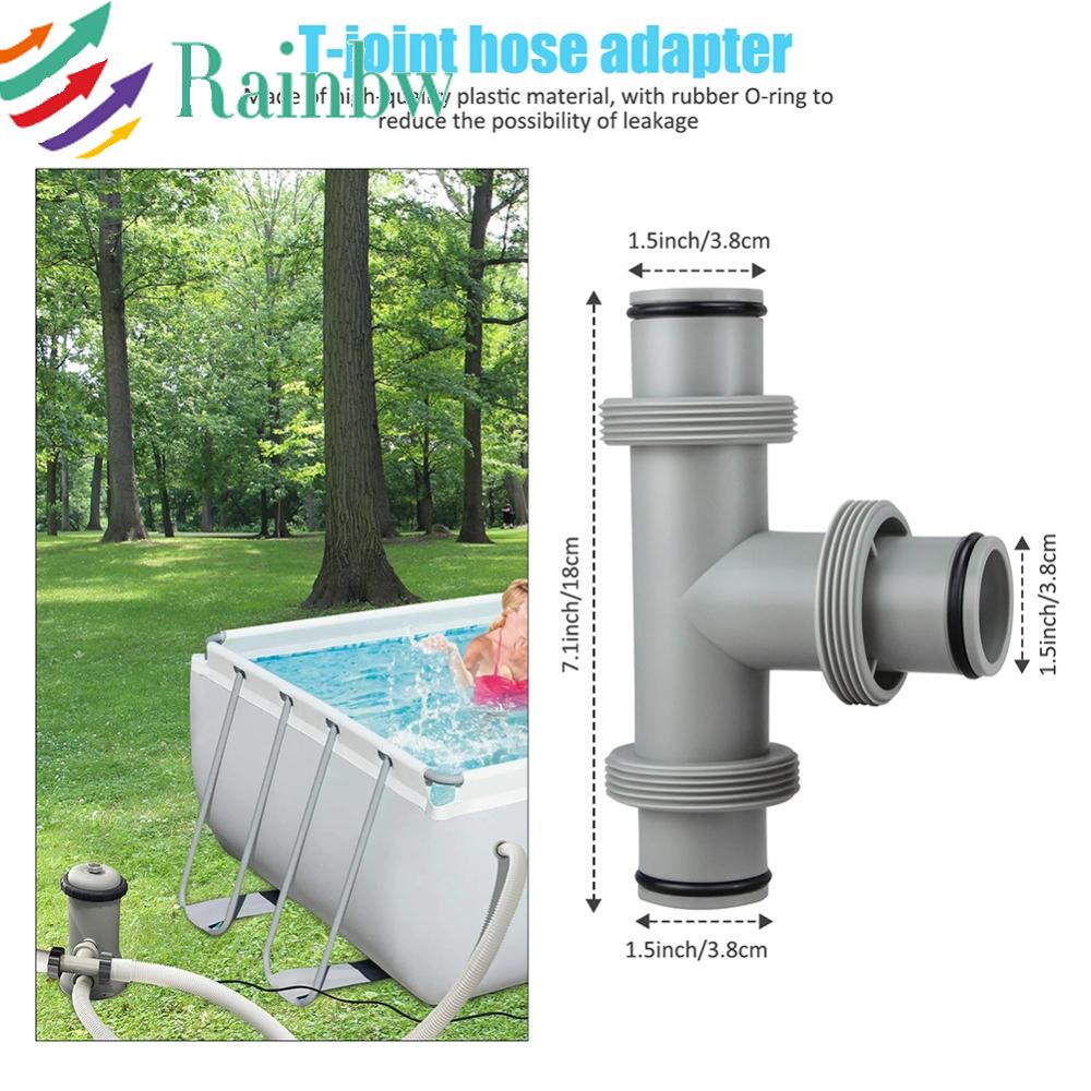 Adapter Dual Split For Intex Parts Hose Plunger Valve Pool Pumps Rubber