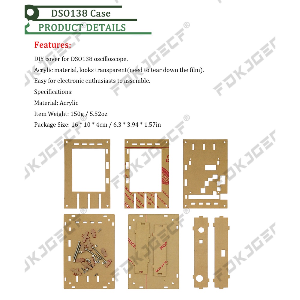 Kit Fai Da Te  Oscilloscopio Digitale DSO138 Con Display LCD TFT Da 24 Pollici Kit Fai Da Te Per Lapprendimento~p147181392 - Foto 5