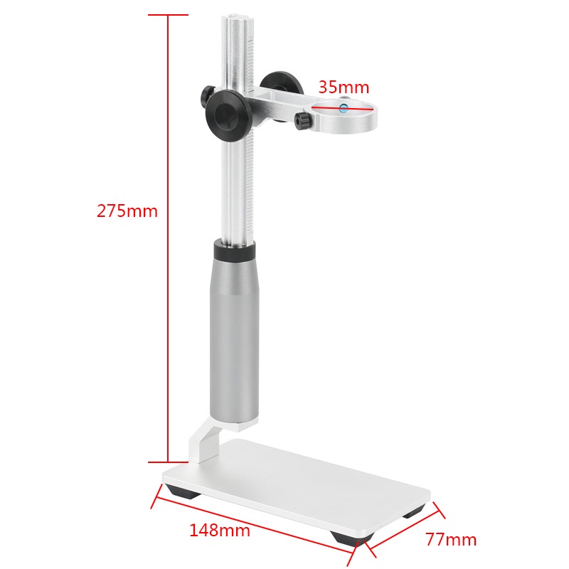 35mm Mini Aluminum Alloy Stand USB Digital Microscope Stand Holder ...