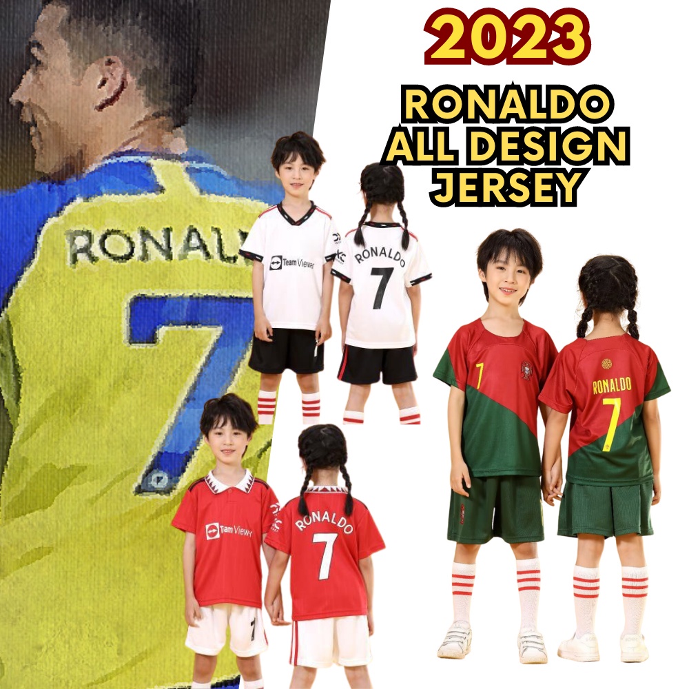 jersey ronaldo al nassr kids football jersey set jersi budak jersi bola