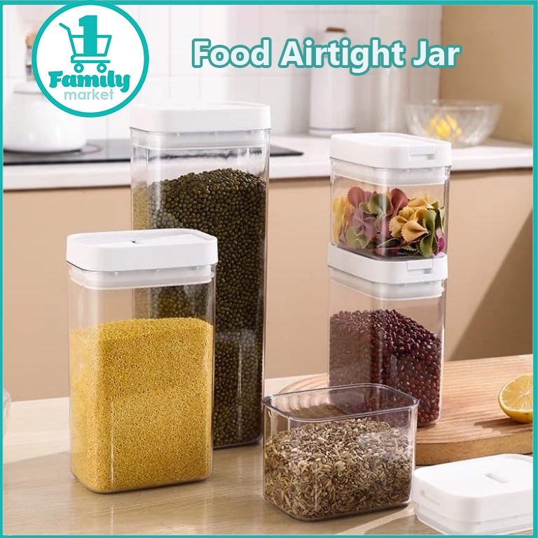 Food Container Airtight Food Storage Box Kitchen Fridge Organizer ...