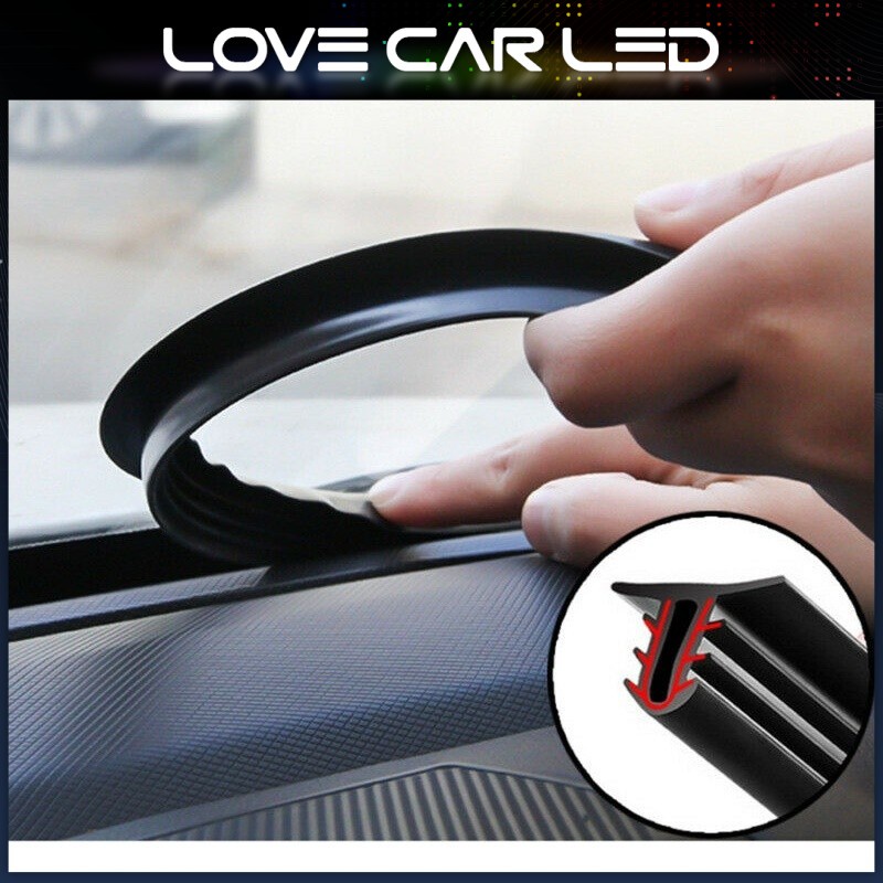 1.6Meter T-Shape Car Dashboard Sound Insulation Sound Proof Rubber Seal ...