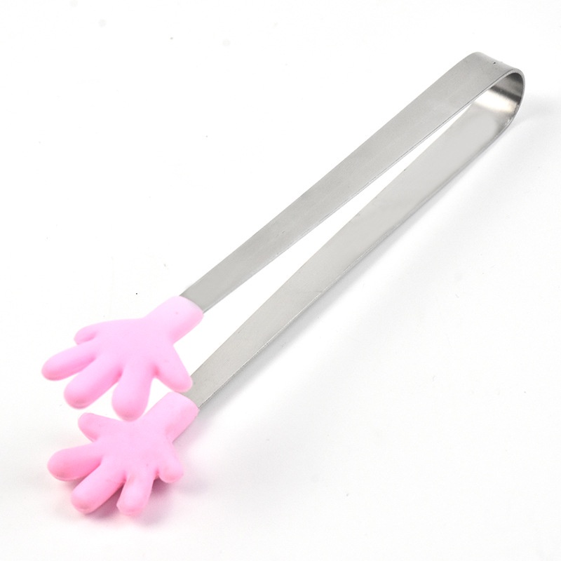 Silicone Mini Hand Shape Tongs Serve Clip Kitchehnware Ice Cube Coffee