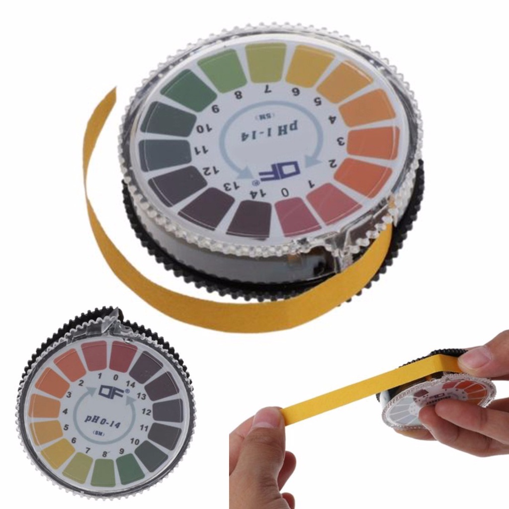 New 5m 014 PH Alkaline Acid Indicator Paper Water Urine Saliva Litmus
