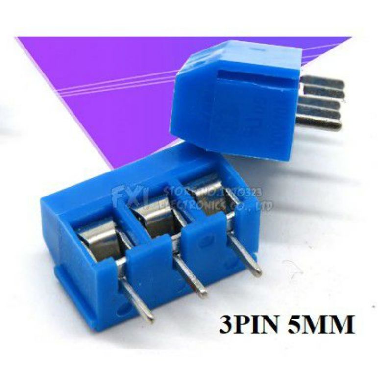 Terminal Block 3 pin connector screw 5mm Shopee Malaysia