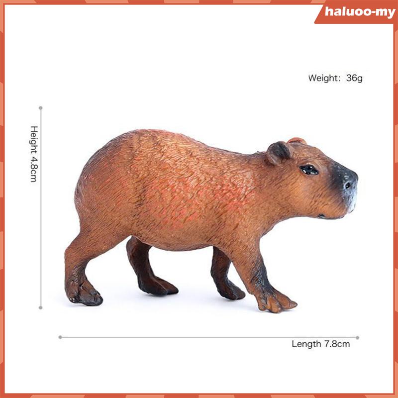 [HaluooMY] Capybara Figurines Model Animal Figurines Capybara Statue ...