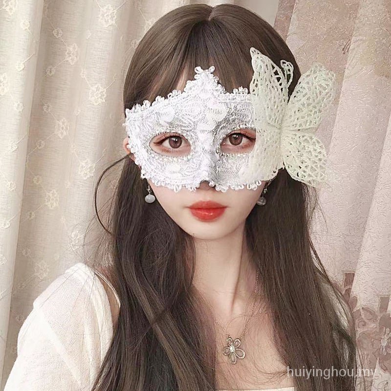 Half-Face Princess Fairy Mask Masquerade Party Tik Tok Influencer Live ...