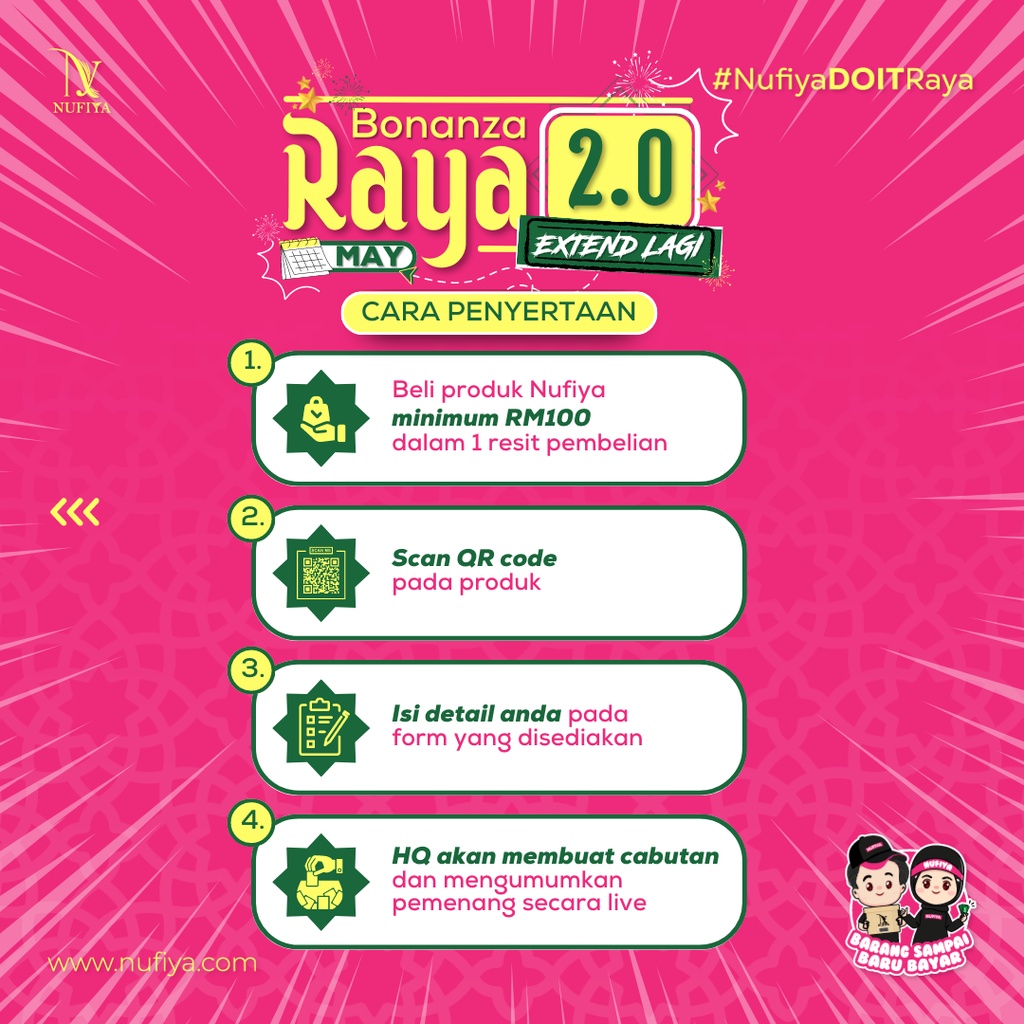 Bonanza Raya Lucky Draw Nufiya Min Rm100 | Shopee Malaysia