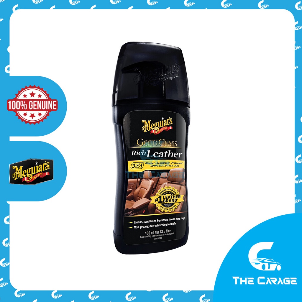 MEGUIAR'S Gold Class Rich Leather Cleaner & Conditioner G17914 (400ml