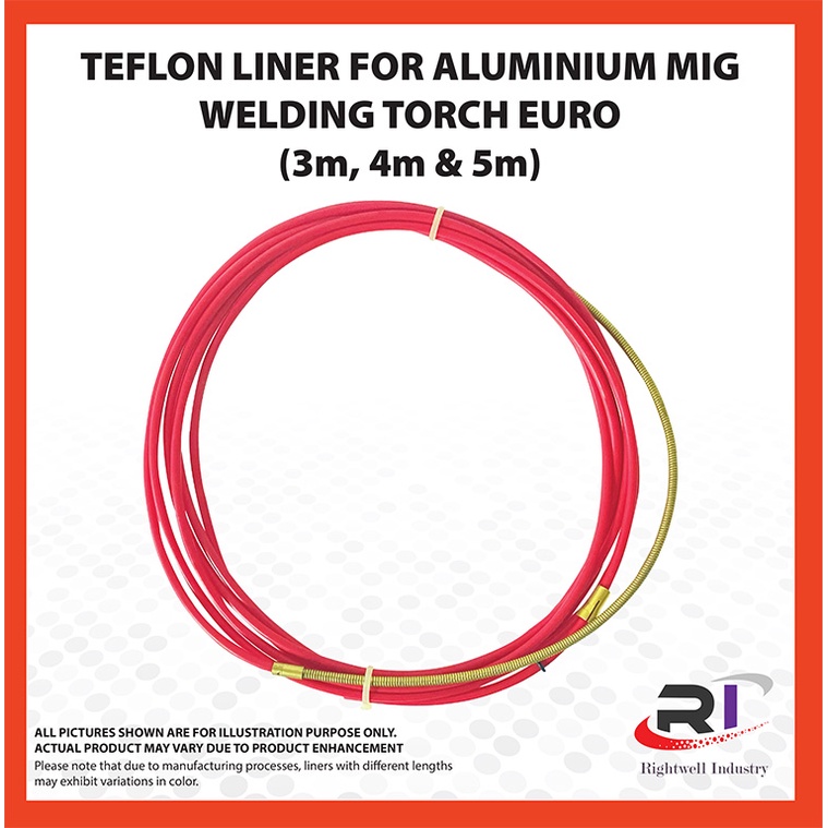 Teflon Liner for Aluminium Euro MIG Welding Torch (3m) | Shopee Malaysia