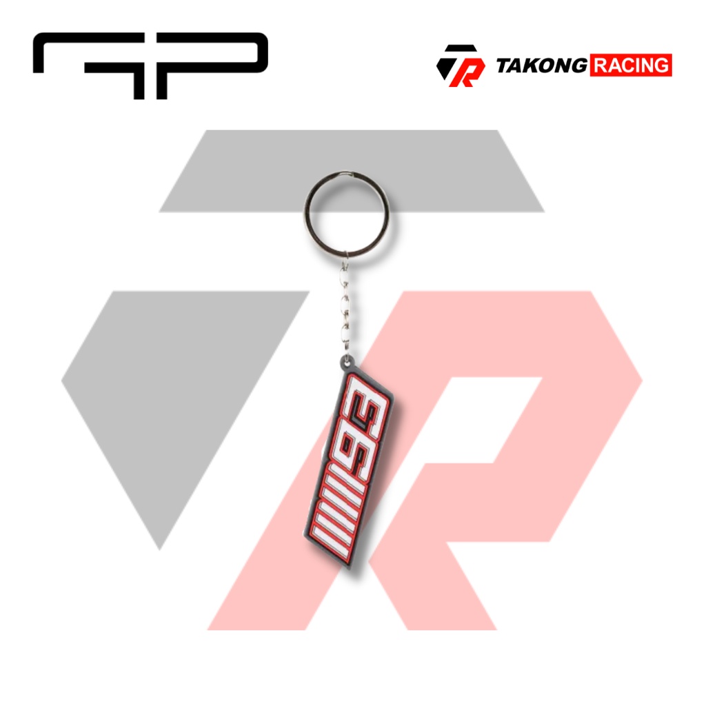 GP Racing Marc Marquez Rubber keychain - MM93 Logo (2053001) | Shopee ...