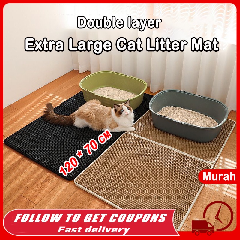 🔥[Extra Large] Cat Litter Mat Double Layer Cat Mat Trapping Mat
