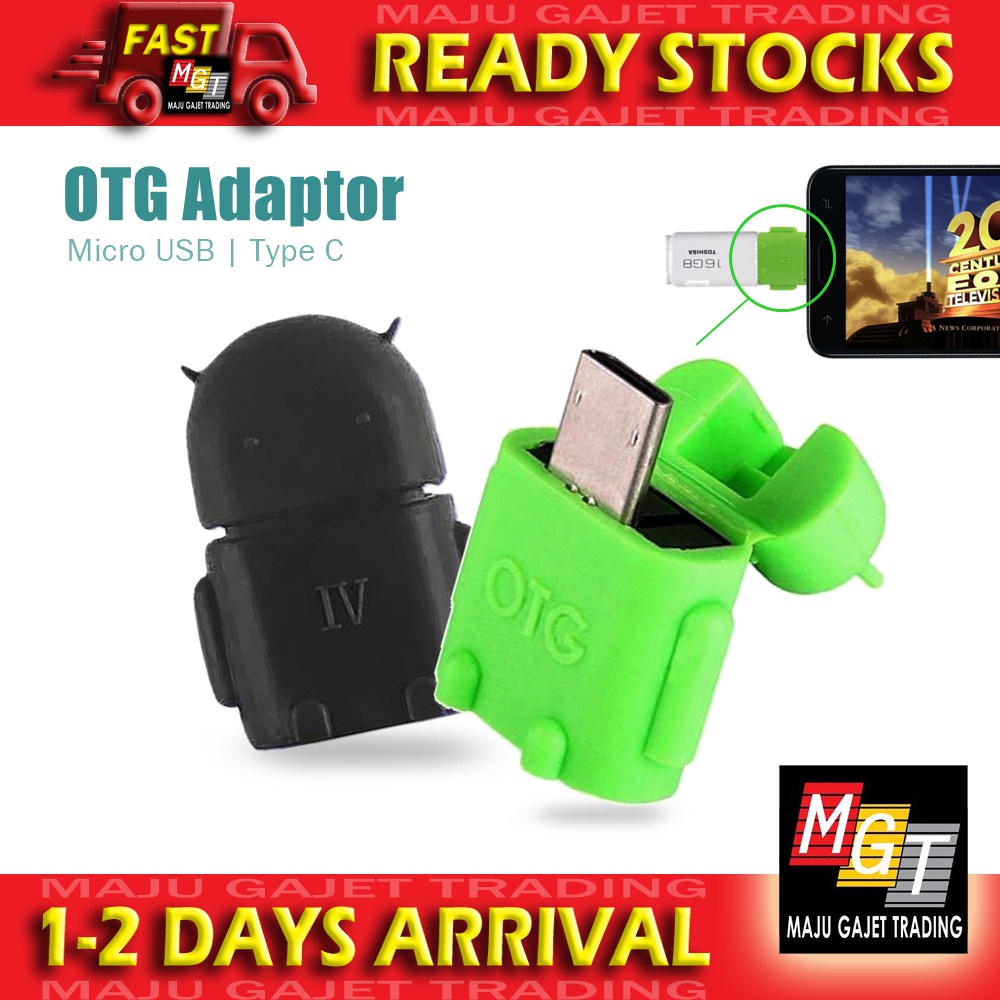 OTG USB Adaptor Coverter Adapter for Android - Micro USB | Type C ...