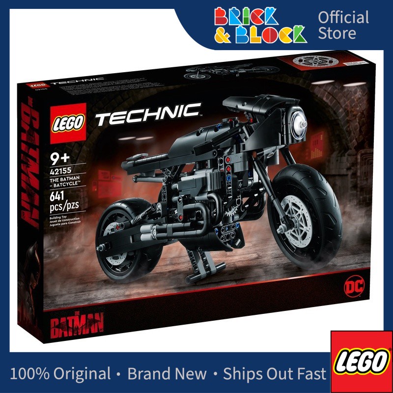 LEGO 42155 THE BATMAN BATCYCLE LEGO Technic Shopee Malaysia