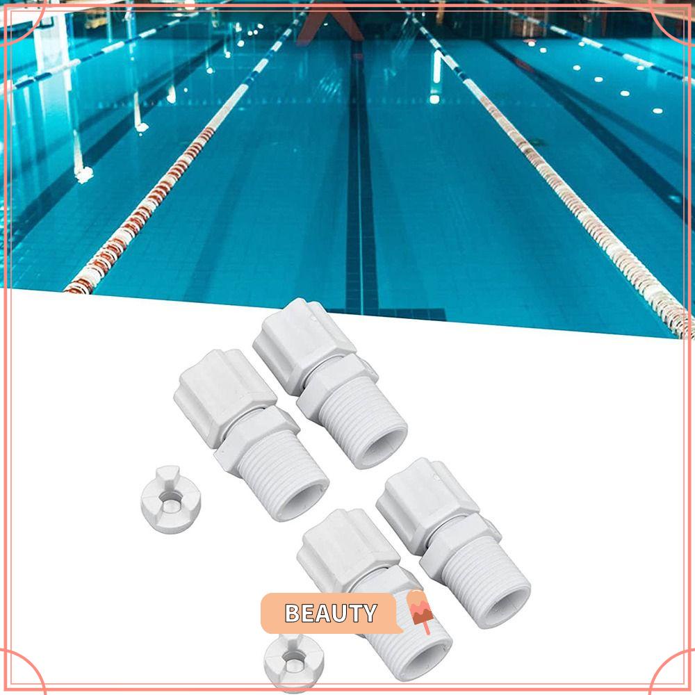 BEAUTYONE Inlet Fitting Adapter, Cleaning Chemical Feeders Clorinator