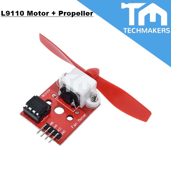 1 Set (with Free Propeller) Fire-Fighting Robot L 9110 L9110 Fan Blade Motor Module For Arduino DIY 5V Control