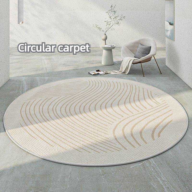 Ins Style Simple Round Carpet Living Room Sofa Coffee Table Mat Home