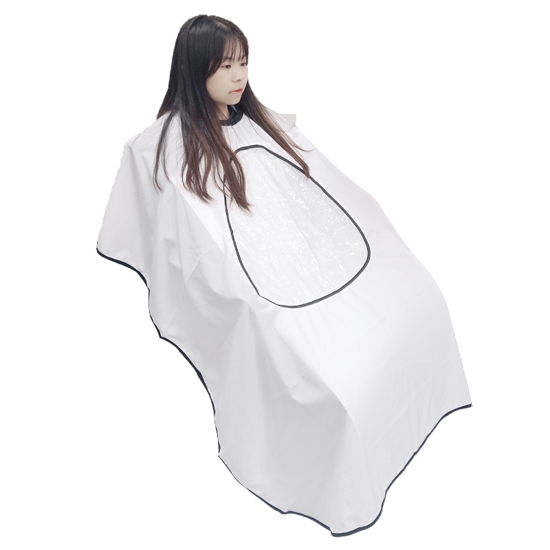 New White Hairdressing Apron Salon Haircut Cutting Hair Waterproof
