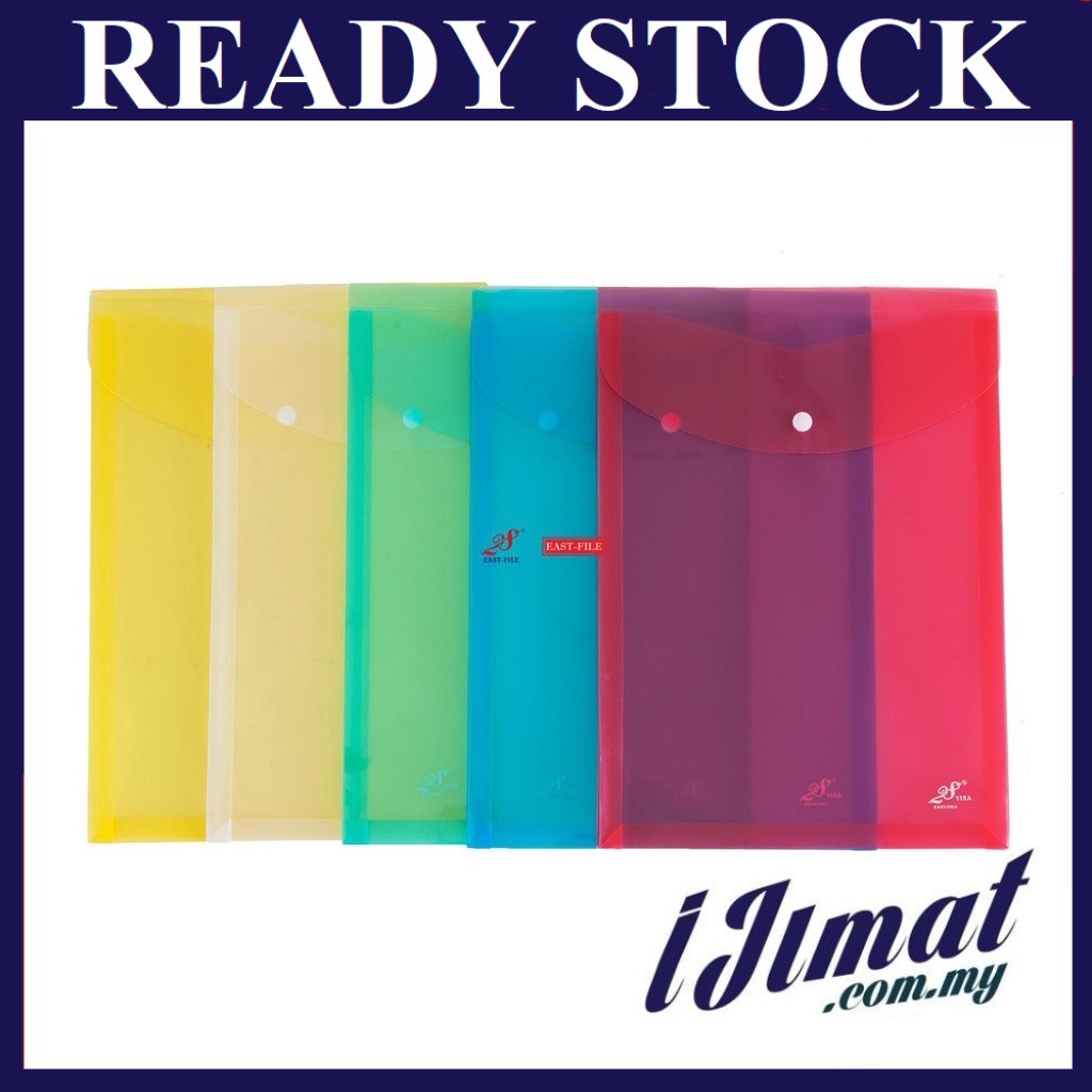 EAST-FILE 115A Document Holder / Document File A4 Size With Button ...