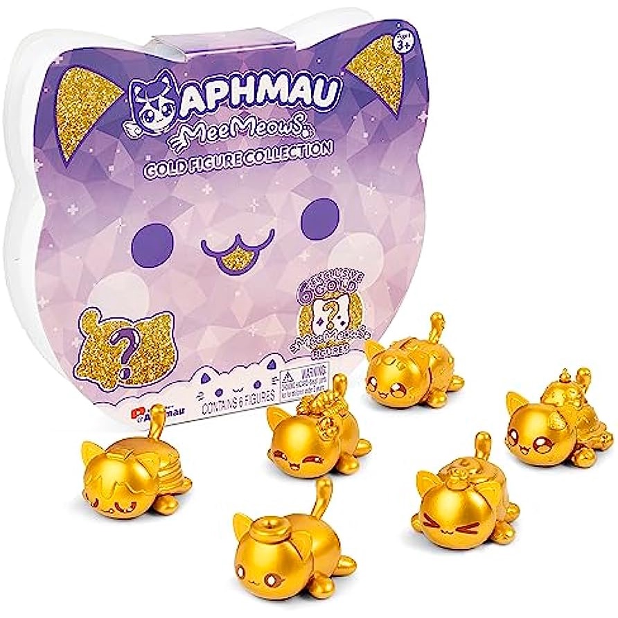 Aphmau Mystery MeeMeow Figure Multi Pack – Gold Collection, Exclusive ...