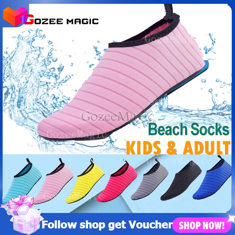 Unisex Beach Shoes Water Aqua Socks Quick-Dry Non Slip Outdoor Sports ...