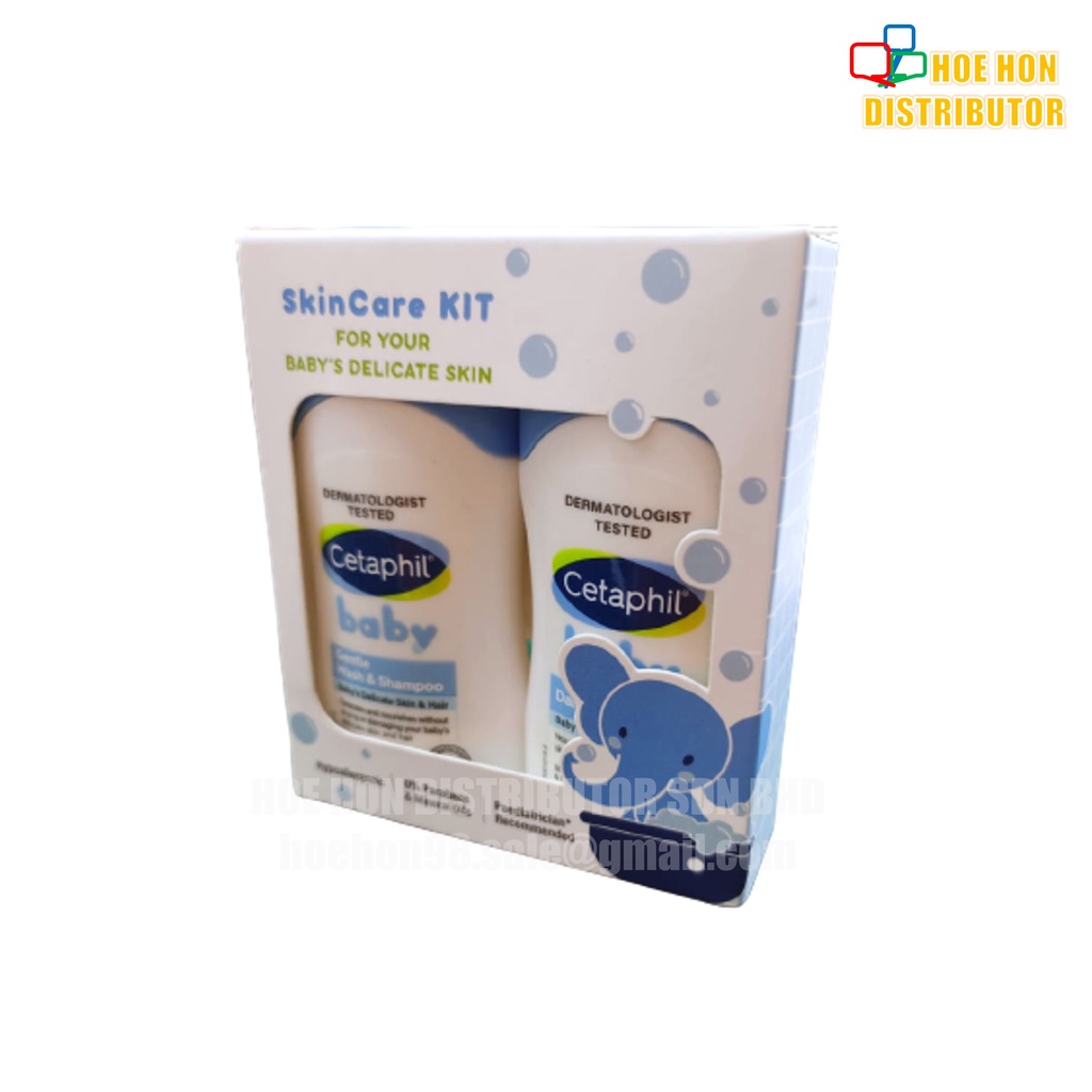 Cetaphil Baby Skin Care Kit 50ml x 2pcs Set (Baby Gentle Wash & Shampoo