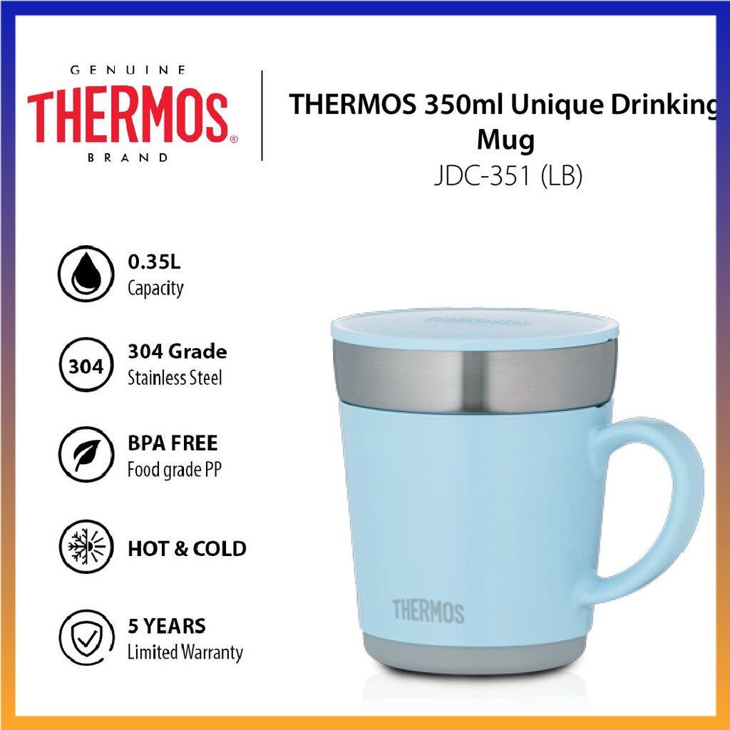 Thermos Drinkware HOT & COLD drink 0.35L Unique Drinking Mug (JDC351
