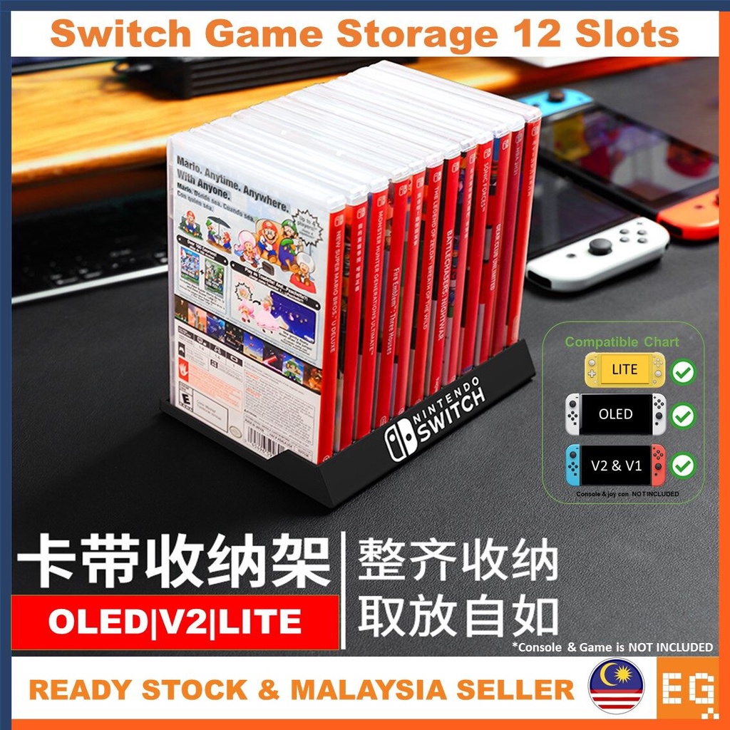 Switch OLED V2 Switch Lite PS4 PS5 Game Case Holder Games Disk Storage ...
