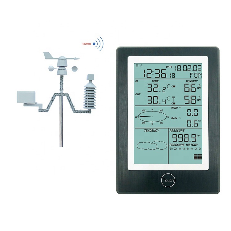 WS1050 with wifi Bluetooth function meteorological station solar ...