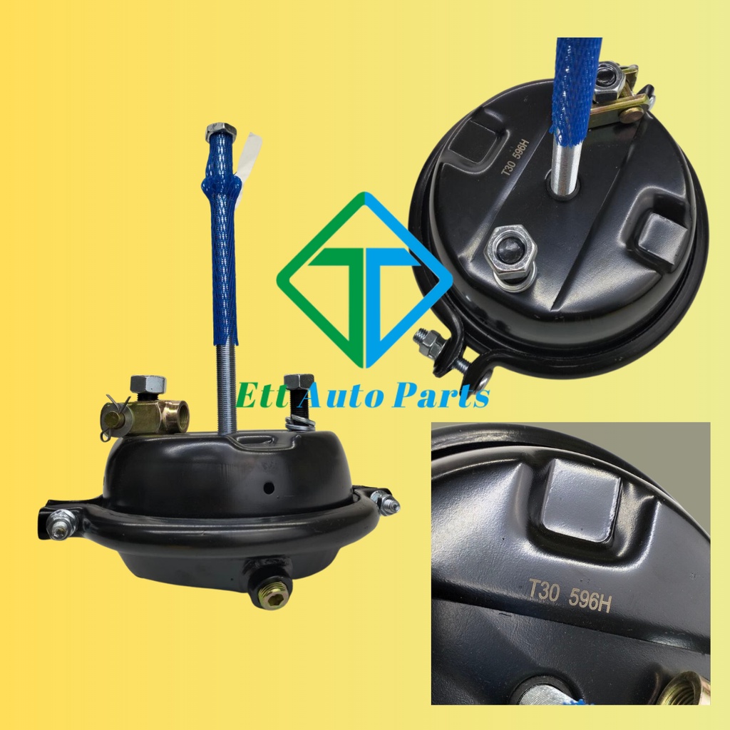 Air Brake Chamber T30 Black (T30Single) Trailer Brake Chamber Pump