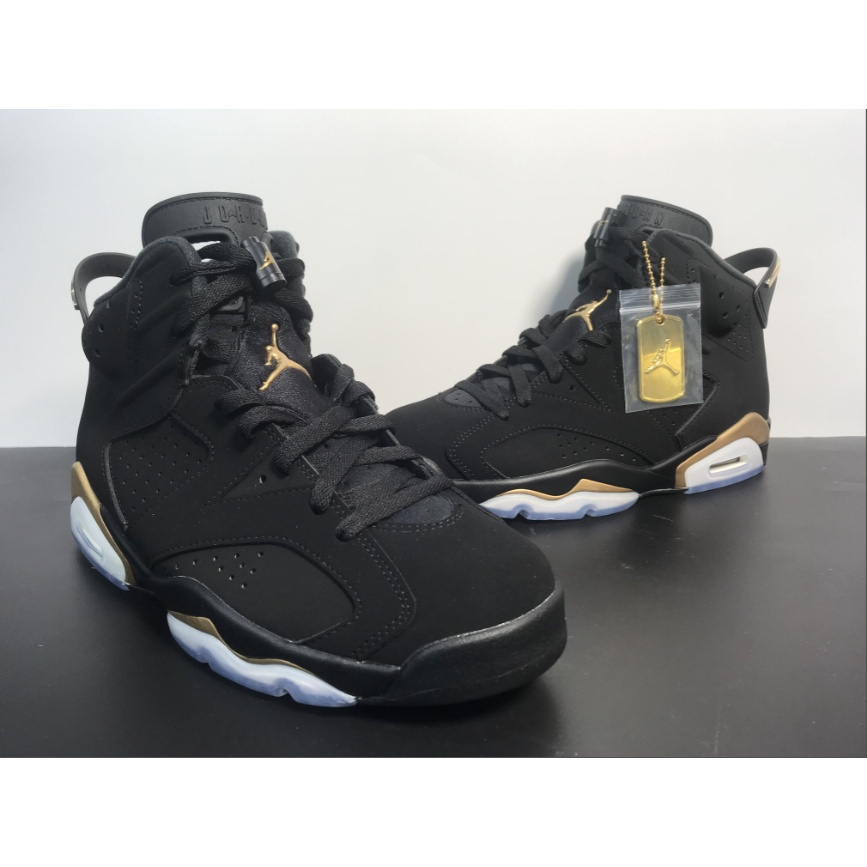 Jordan 6 retro black hotsell and gold