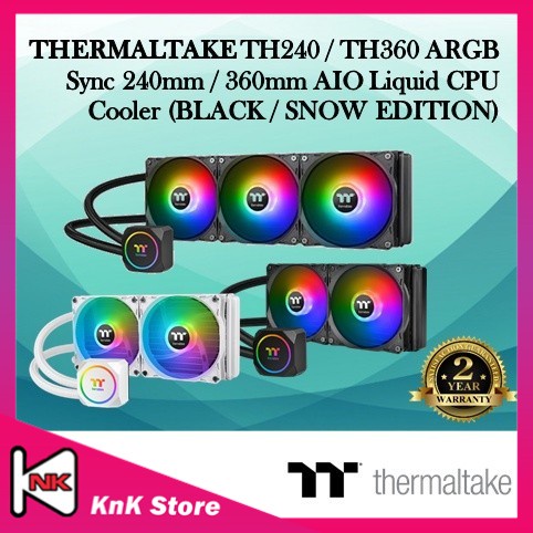 Thermaltake 240 ARGB Sync 240 mm Liquid Cooling Black