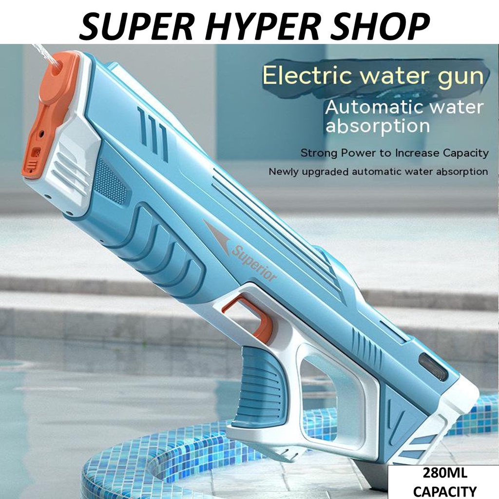 Electric Water Gun Toys Bursts Children High Pressure Strong