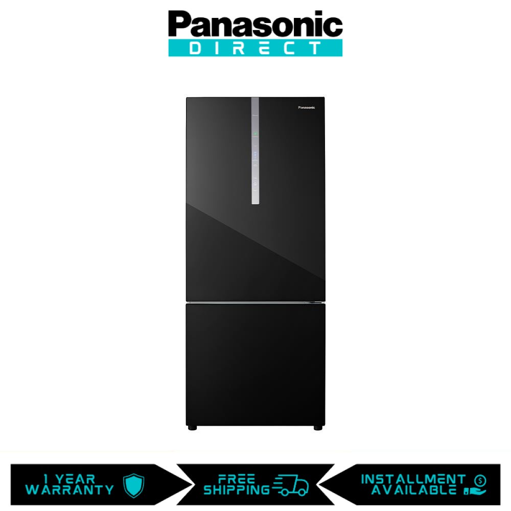 Panasonic NRBX421WGK 2Door Bottom Freezer Refrigerator Fridge Glass