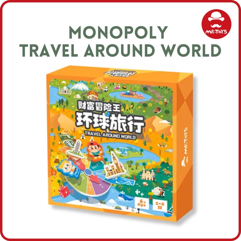 Mr Toys Monopoly Travel Around The World Shopee Malaysia