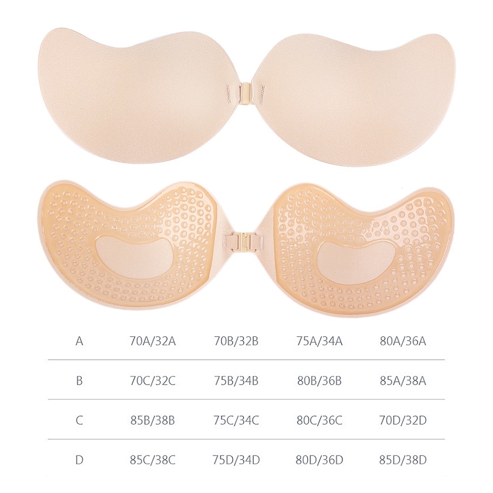 NEW Mango Silicone Chest Stickers Lift Up Nude Bra Self Adhesive Nude ...