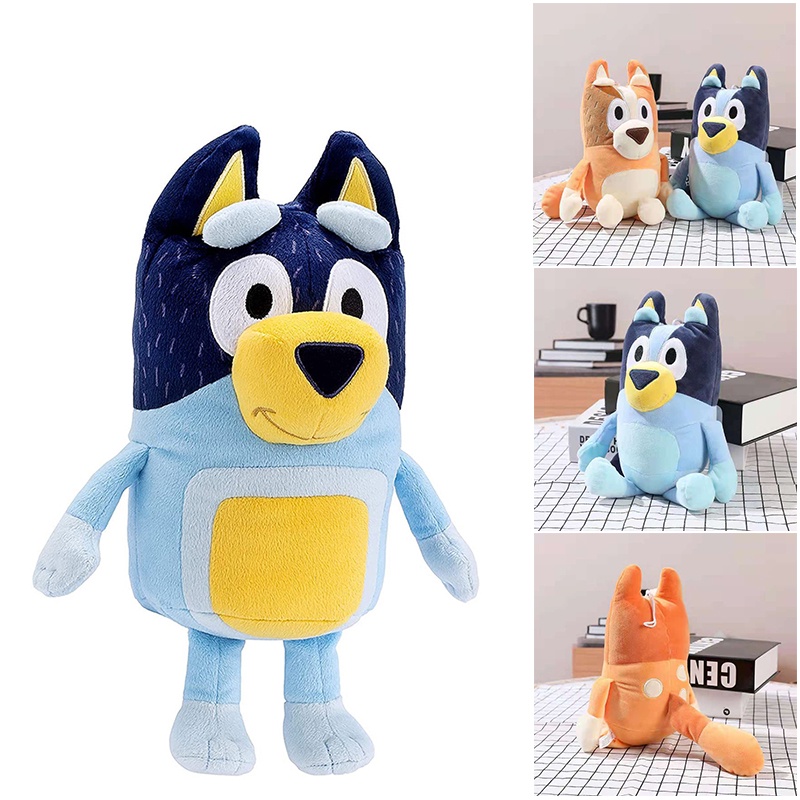 Bluey Plush Toys 28cm PP Cotton Plush Soft Doll Cartoon Stuffed Plushie