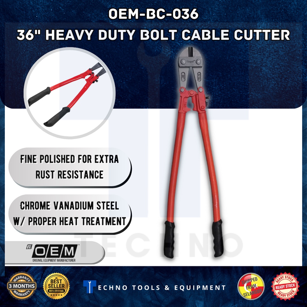 36 INCH Bolt Cable Cutter Heavy Duty Steel Lock Cutter Besi Bolt Cutter Pemotong Besi Steel Wire