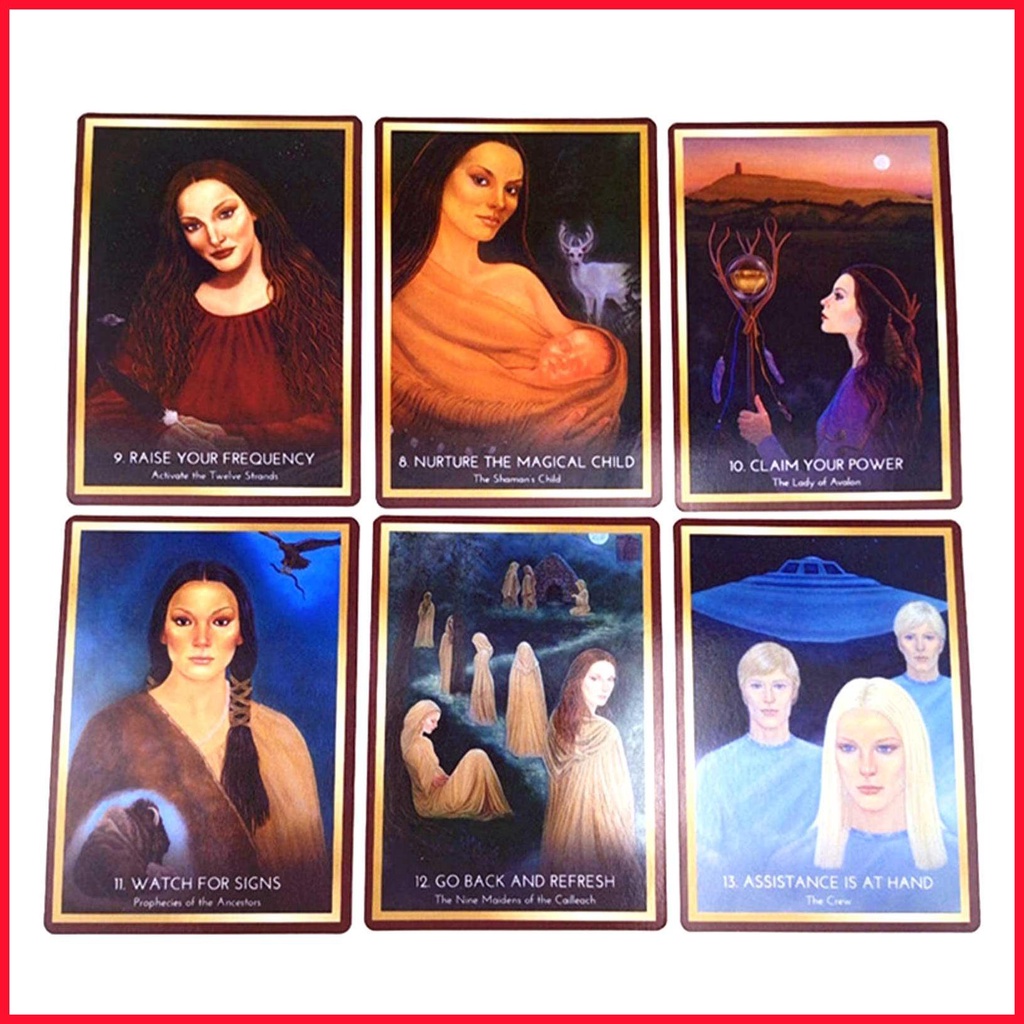 English Transcendent Journeys Oracle Cards Tarot Deck Fortune-telling ...