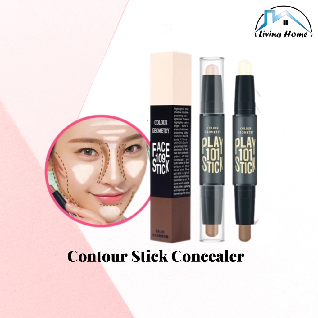 Make up Contouring Stick Highlighter & Contour Stick Concealer Shading Face Eye Highlight Pen