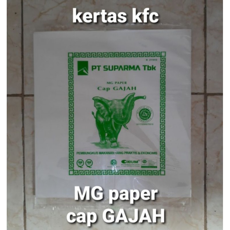 PUTIH Rice/burger/kebab wrapping paper | Plain WHITE ; PADI MOTIF ...