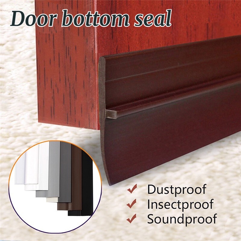 90CM Door Bottom Strip Seal Soundproof Door Seam Strip Waterproof Door