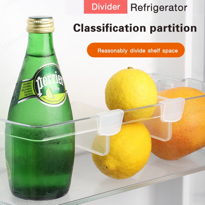 Customizable Fridge Shelf Dividers for Neat and Tidy Storage Shopee