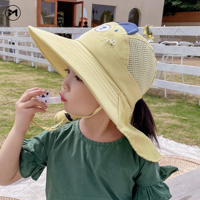 2023 New Arrival Children's Sun Protection Hat UV Protection Big Eaves