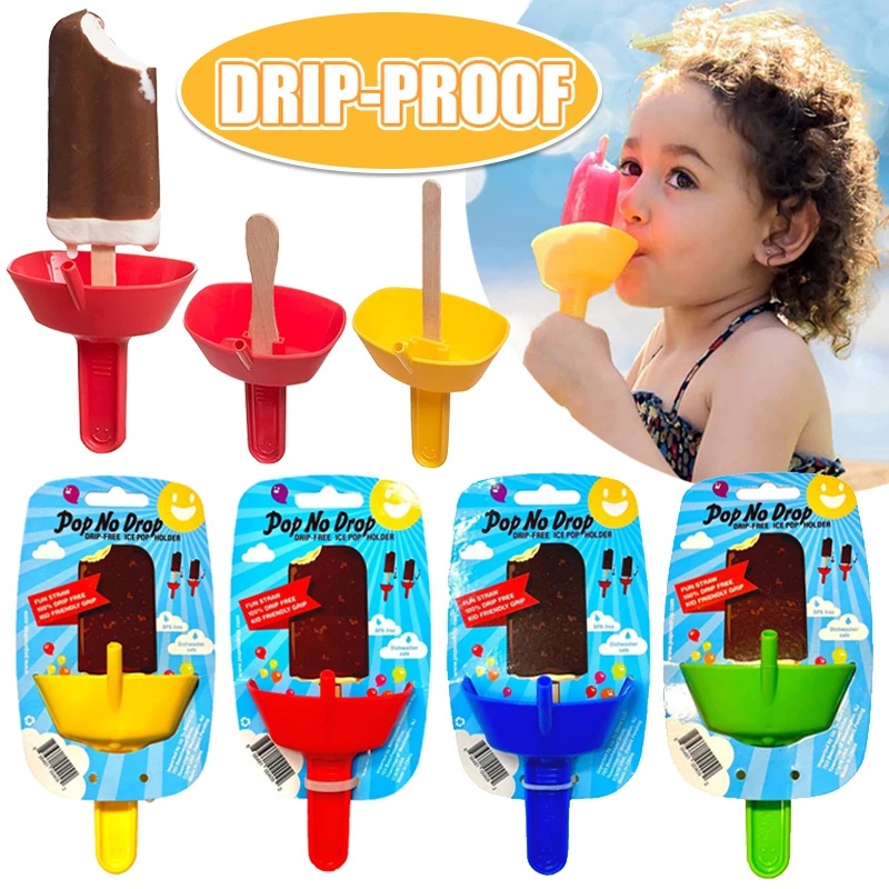 Portable Spill Proof Ice Guard Holder Pop / Drip-Proof Handheld Ice ...