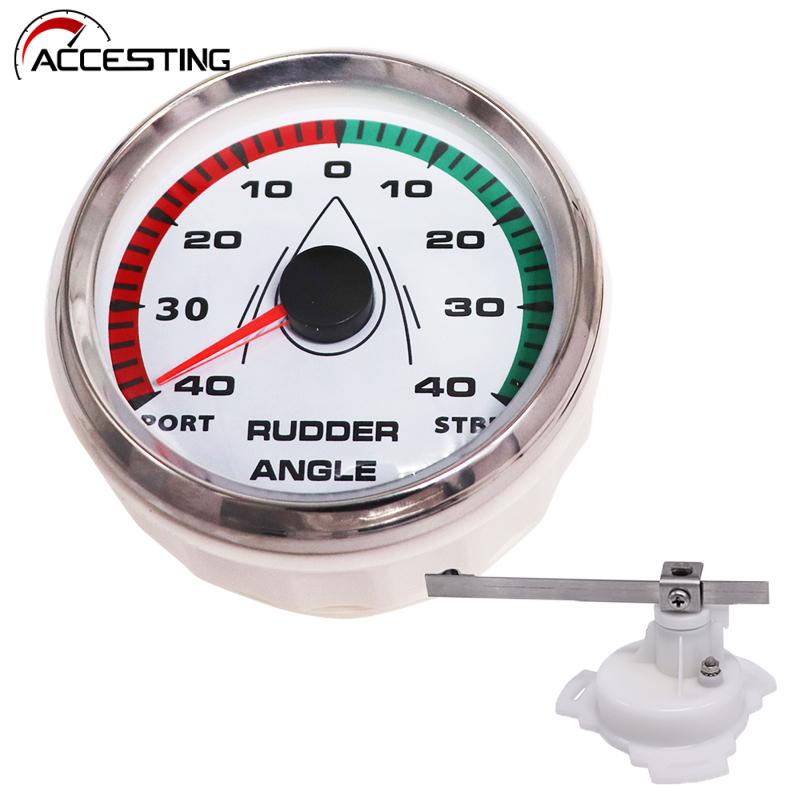 85mm Rudder Angle Indicator With Sensor Sailing Boat Rudder Angle